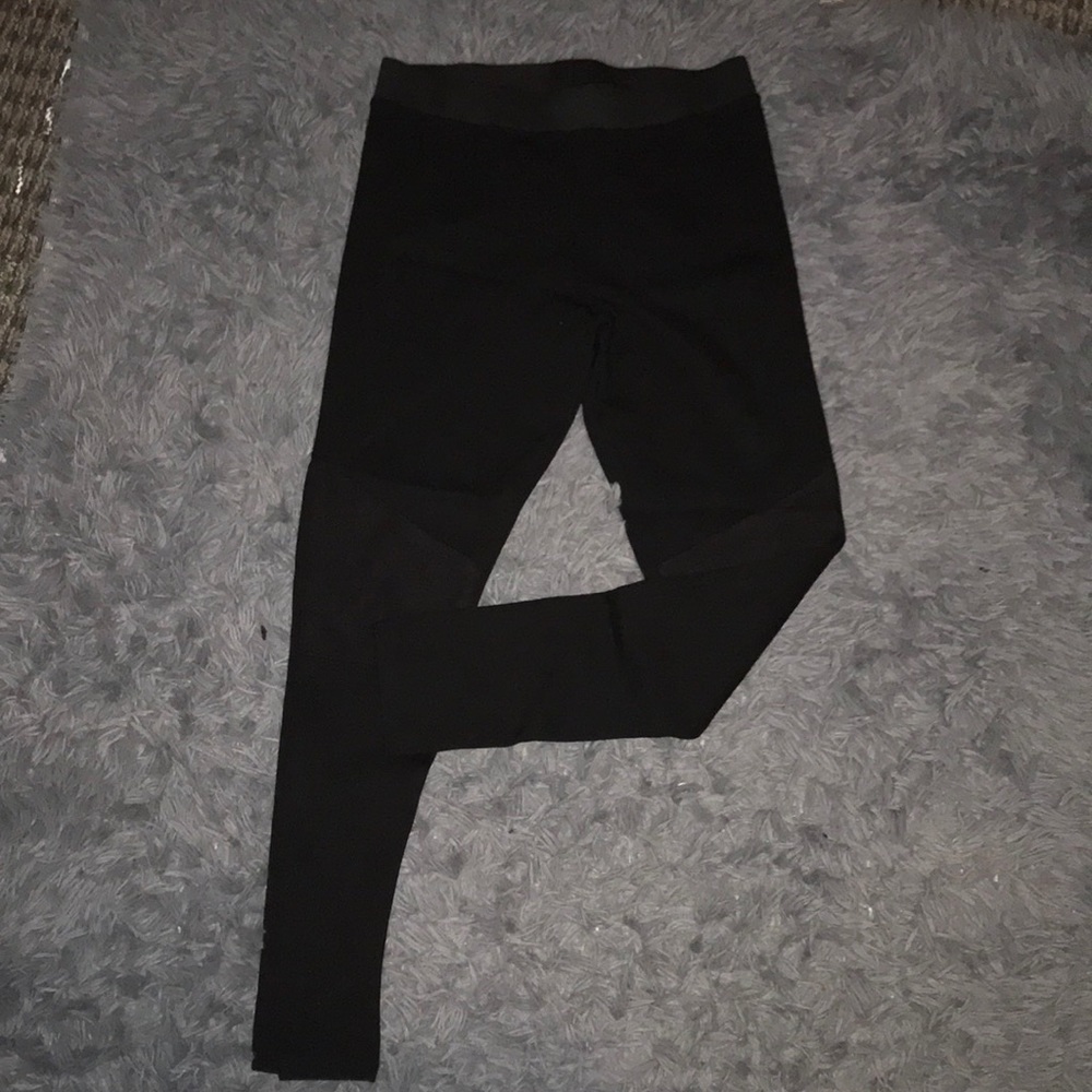High waisted moto leggings